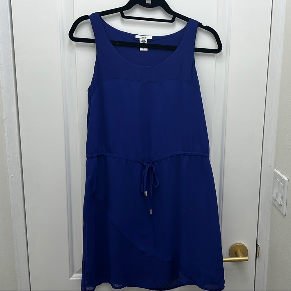 BARIII Blue Sleeveless Dress